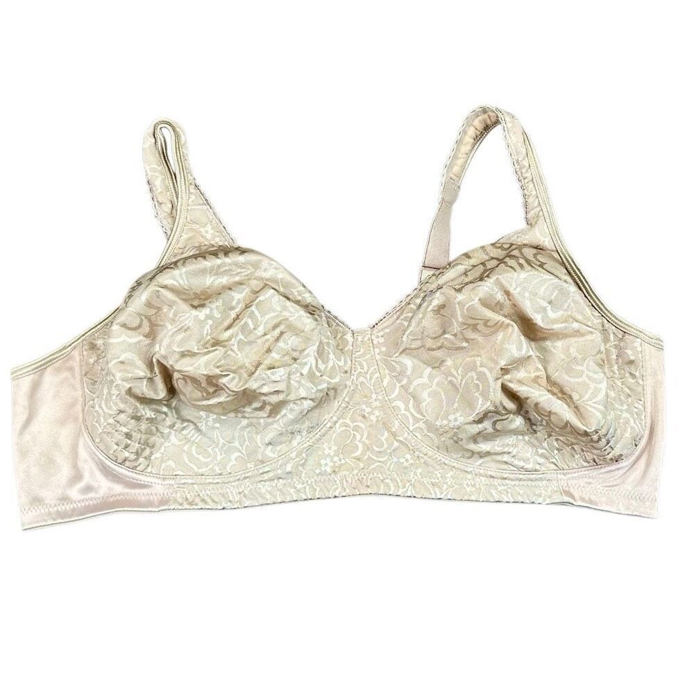 Playtex 18 Hour Ultimate Lift & Support Beige Wirefree Bra 48C